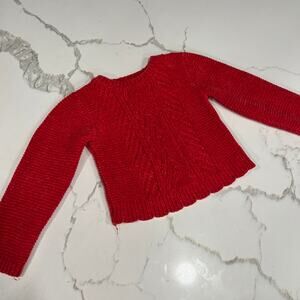 Tommy Bahama red soft girls sweater size‎ 5-6